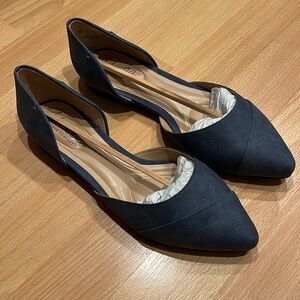 Abella True Comfort Quartet Navy Slip-on Flats, Size 7M